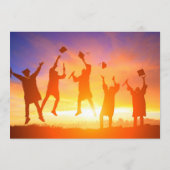 Elegant Simple Afstuderen University Afstuderen Aankondiging (Achterkant)