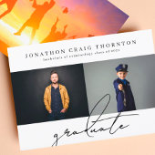 Elegant Simple Afstuderen University Afstuderen Aankondiging