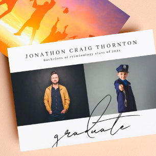 Elegant Simple Afstuderen University Afstuderen Aankondiging