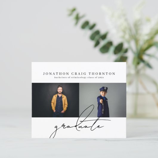 Elegant Simple Afstuderen University Afstuderen An (Staand voorkant)