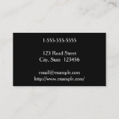 Elegant & Simple Barrister Visitekaartje (Achterkant)