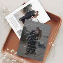 Elegant Simple Black and White Wedding