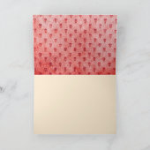 ELEGANT SIMPLE BYZANTINE MOSAIC FLOWERS Antique  Feestdagen Kaart (Binnen)