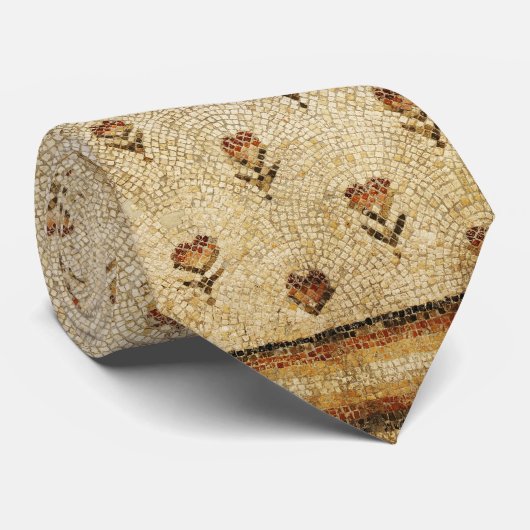 ELEGANT SIMPLE BYZANTINE MOSAIC FLOWERS Antique  Stropdas (Opgerold)