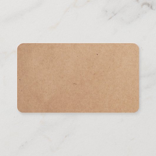 Elegant Simple Cardboard White Consultant Visitekaartje (Achterkant)