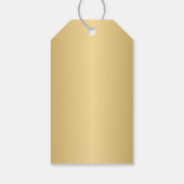 Elegant Simple Chic Gold Vrijgezellenfeest Tea Par Cadeaulabel (Achterkant)