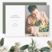 Elegant Simple Chirstmas | Moderne minimalistische Feestdagenkaart