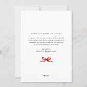 Elegant Simple Christmas Photo Collage  Feestdagenkaart (Achterkant)