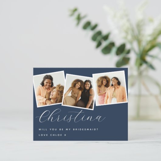 Elegant Simple Classic 3 Foto word jij mijn? (Staand voorkant)