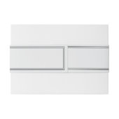 Elegant Simple Classic White Wedding Uitnodigingen Wikkel (Achterkant Voorbeeld)