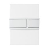 Elegant Simple Classic White Wedding Uitnodigingen Wikkel (Achterkant Voorbeeld)