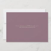 Elegant Simple Cottcore Wedding Save the Date (Achterkant)