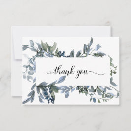 Elegant Simple Cross Sympathie Hartelijk dank Bedankkaart