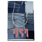 Elegant Simple Custom Packaging for Celebrations  Medium Cadeauzakje (Voorkant)