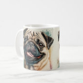 Elegant Simple Custom Pet's Simple Modern Photo Koffiemok (Voorkant links)