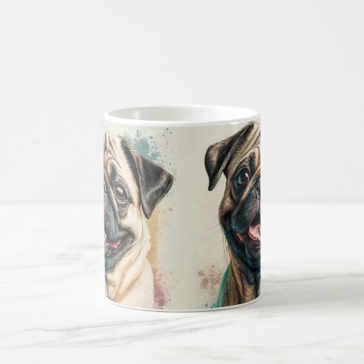 Elegant Simple Custom Pet's Simple Modern Photo Koffiemok (Center)