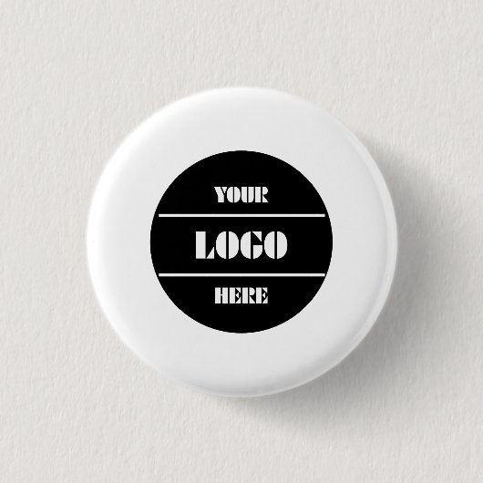 Elegant Simple Custom Round Button for Branding (Voorkant)