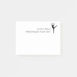 Elegant Simple Dancer Retro Personal Stationery Post-it® Notes