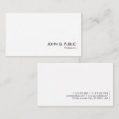 Elegant Simple Design Sjabloon Custom Moderne Visitekaartje (Voorkant / Achterkant)