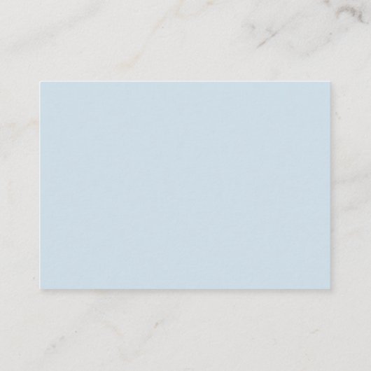 Elegant Simple Dusty Blue Wedding Wishing Good Informatiekaartje (Achterkant)