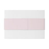 Elegant Simple Dusty Pink Initialen Weddenschap Uitnodigingen Wikkel (Achterkant Voorbeeld)