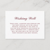 Elegant Simple Dusty Pink Weddenschap Goed Informatiekaartje (Voorkant)