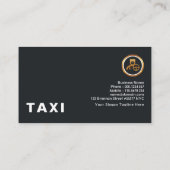 Elegant Simple Faux Gold Wave Taxi-driver Visitekaartje (Achterkant)