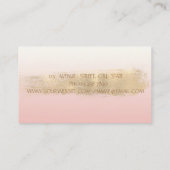 Elegant Simple Folie Bruske Visitekaartje (Achterkant)