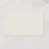 Elegant Simple Foral Neutral Gold Ivory Wedding Informatiekaartje (Achterkant)