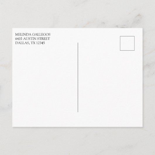 Elegant Simple Gold Cross First Heilige Communie Uitnodiging Briefkaart (Achterkant)