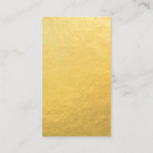 Elegant Simple Gold Foil Effect Background Visitekaartje (Achterkant)