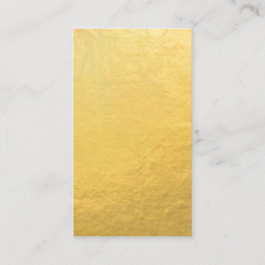 Elegant Simple Gold Foil Effect Background Visitekaartje (Achterkant)