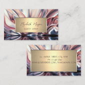 Elegant Simple Gold-Lijst, Abstract Visitekaartje (Voorkant / Achterkant)