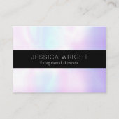 Elegant Simple Iridescent Appointkaart Afsprakenkaartje (Voorkant)