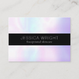 Elegant Simple Iridescent Appointkaart Afsprakenkaartje