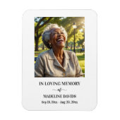Elegant Simple Memorial Photo  Magneet (Verticaal)