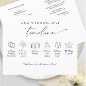 Elegant Simple, Minimal Wedding Chronologie, Progr