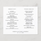 Elegant Simple, Minimal Wedding Chronologie, Progr (Achterkant)