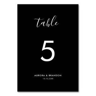 Elegant Simple Minimalist Modern Wedding Kaart