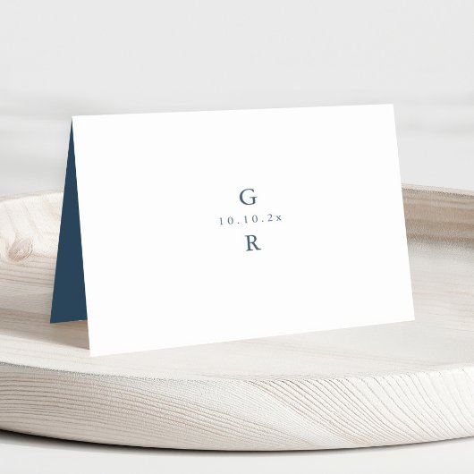 Elegant Simple Minimalist Modern Wedding Kaart