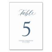 Elegant Simple Minimalist Modern Wedding Kaart (Achterkant)