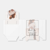 Elegant Simple Minimalist Photo Wedding Bedankdoosjes (Uitgevouwen)