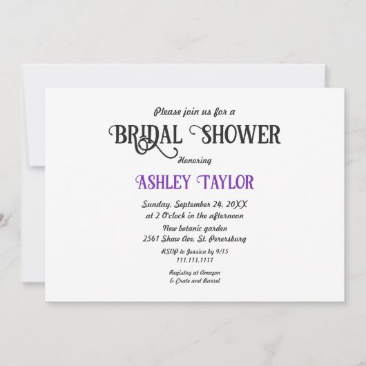 Elegant Simple Minimalist Script-Vrijgezellenfeest Kaart (Voorkant)