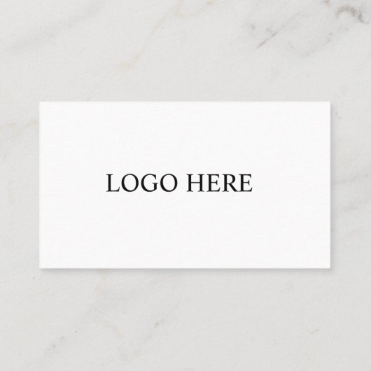 Elegant Simple Modern Monogram Business Card Visitekaartje (Achterkant)