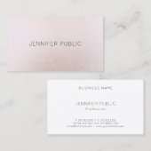 Elegant Simple Modern Professional Trendy Sjabloon Visitekaartje (Voorkant / Achterkant)
