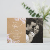 Elegant Simple Moderne Roos Floral Faux Silver Kaart (Staand voorkant)