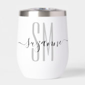 Elegant Simple Monogram Name Persoonlijk (Voorkant)
