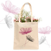 Elegant Simple Paars Flower Cute Boho Girly Artsy Tote Bag