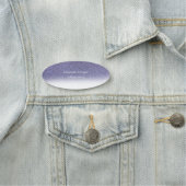 Elegant Simple Paars Glitter Bokeh Ombre Naamplaatje (In situ)