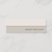 Elegant Simple Pastel Consultant Mini Visitekaartje (Voorkant)